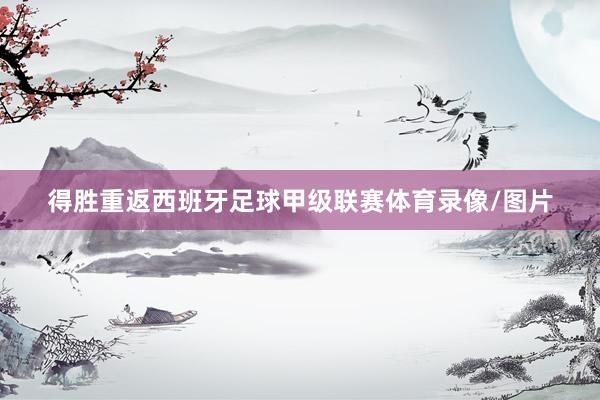 得胜重返西班牙足球甲级联赛体育录像/图片
